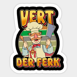 Vert Der Ferk Sticker